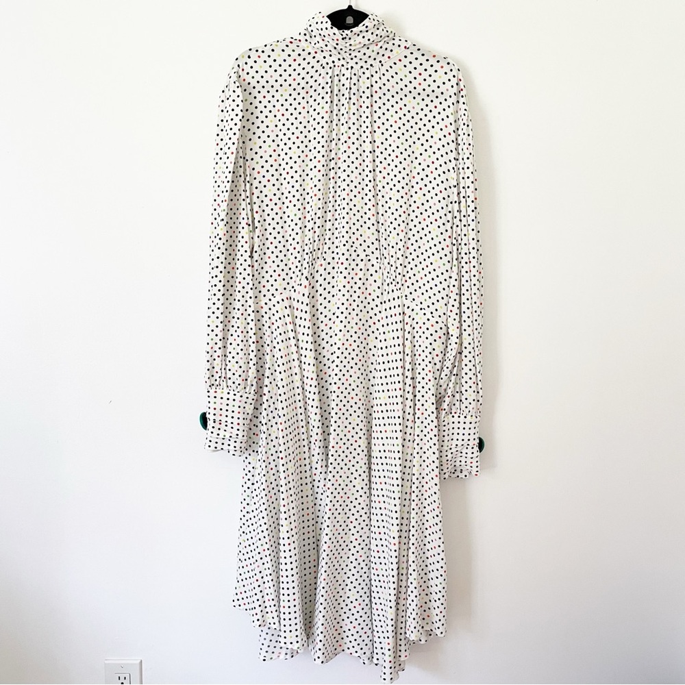 NWOT CHRISTOPHER KANE
Polka Dot Tie Neck Dress - White size 12 - Picture 6 of 16